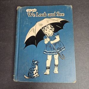 We Look and See Book The New Basic Reader 1950s Edition Book Children's School